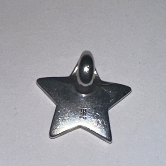 Retired James Avery Sterling Smooth Heart Slider Pendant - Picture 2 of 8